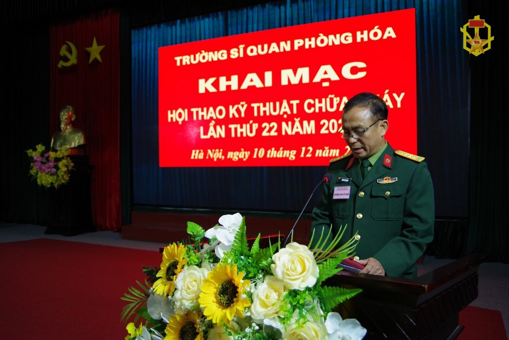 Trường Sĩ quan Phòng hóa tổ chức Hội thao Kỹ thuật chữa cháy năm 2020