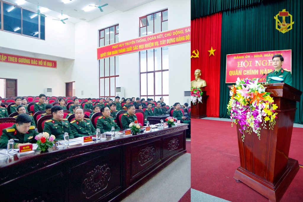 Nhà máy X61 tổ chức Hội nghị quân chính năm 2020