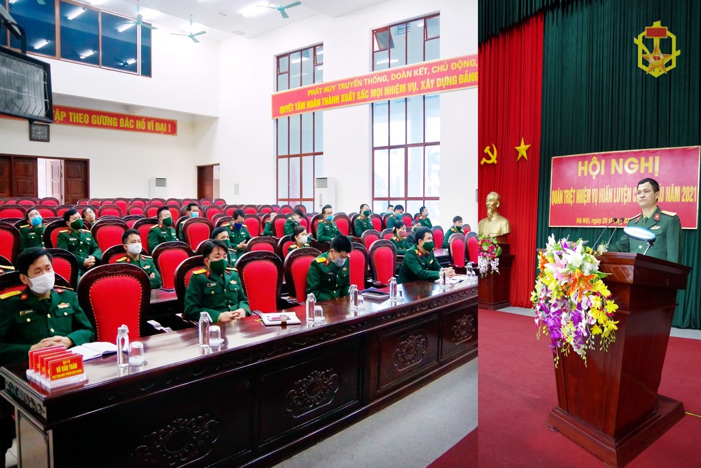 Nhà máy X61; Kho K63 tổ chức Hội nghị quán triệt nhiệm vụ huấn luyện Năm 2021