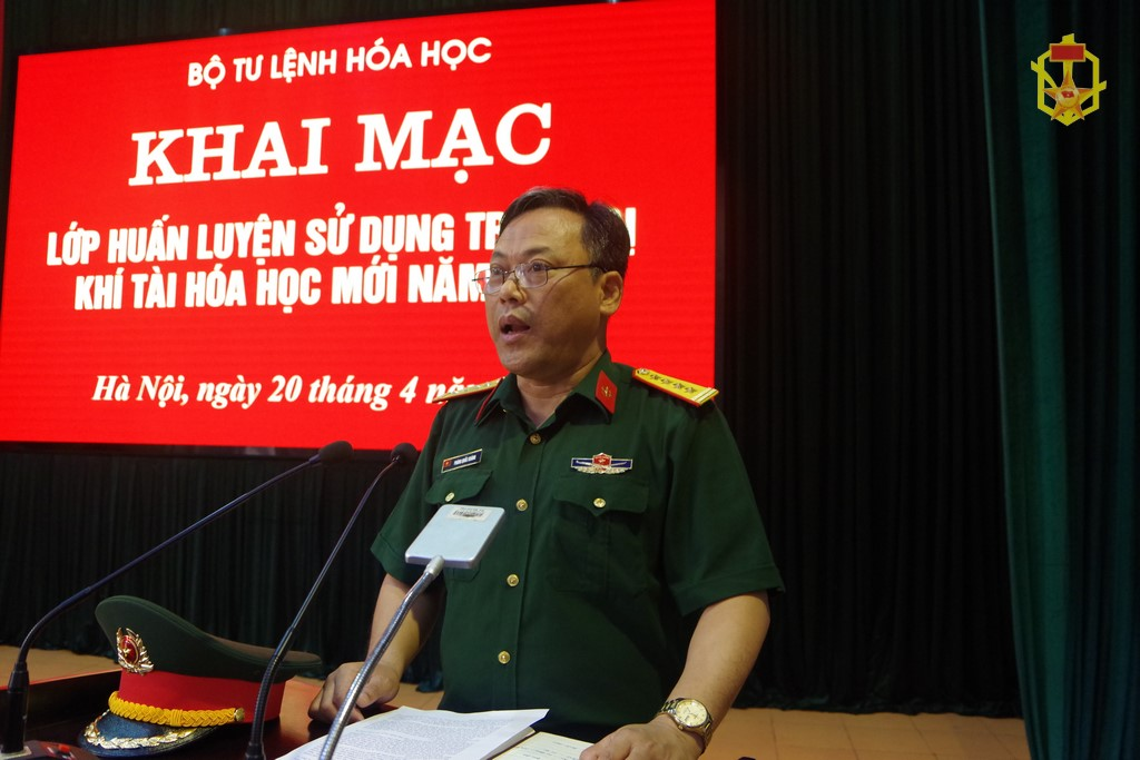 Cục Kỹ thuật, Binh chủng Hóa học tổ chức huấn luyện sử dụng trang bị khí tài hóa học mới năm 2021