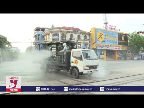 Binh chủng Hóa học - Phun khử trùng tại tâm dịch Bắc Giang