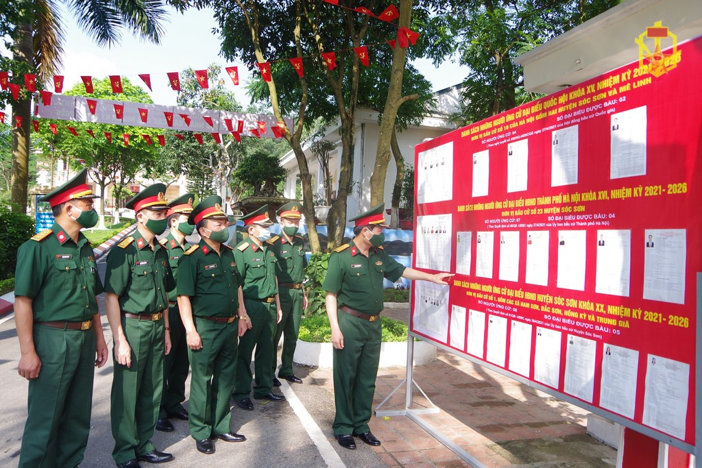 Bộ Tư lệnh Hóa học kiểm tra công tác chuẩn bị Bầu cử đại biểu Quốc hội khóa XV và bầu cử đại biểu hội đồng nhân dân các cấp nhiệm kỳ 2021-2026 tại Lữ đoàn 86