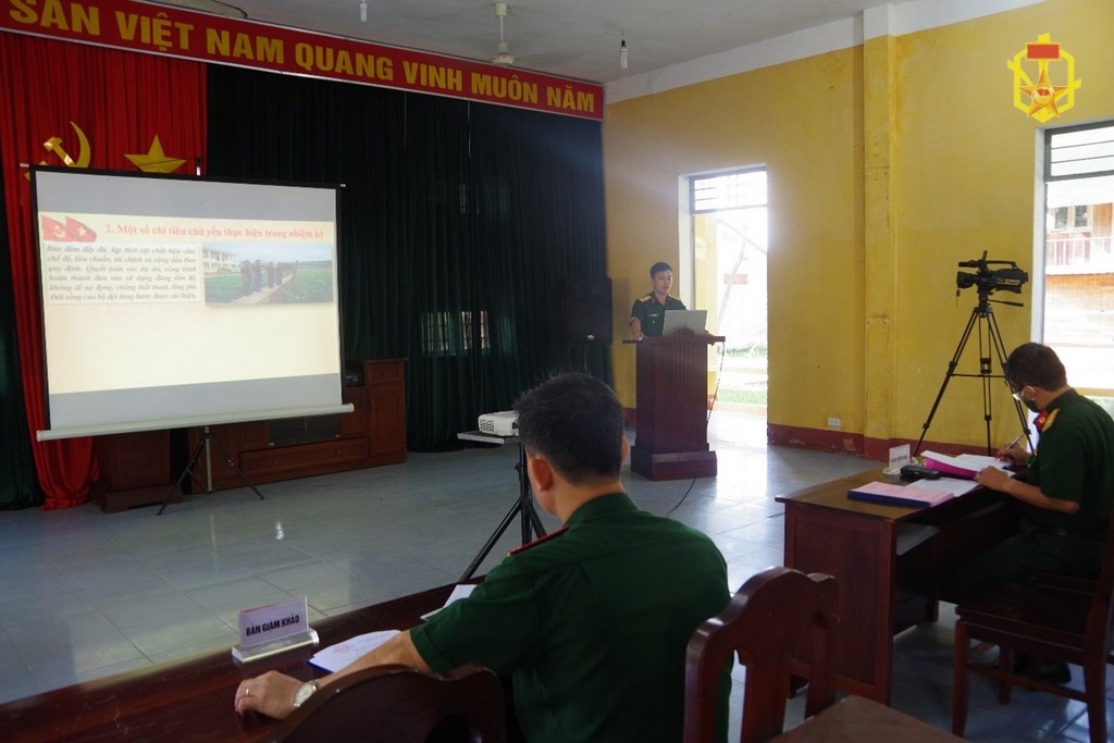 Lữ đoàn 87 tổ chức Hội thi báo cáo viên giỏi năm 2021