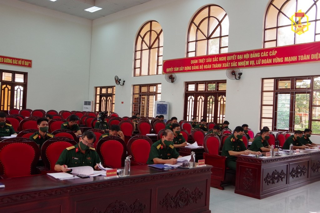 Lữ đoàn 87 tổ chức Hội nghị quân chính 6 tháng đầu năm 2021