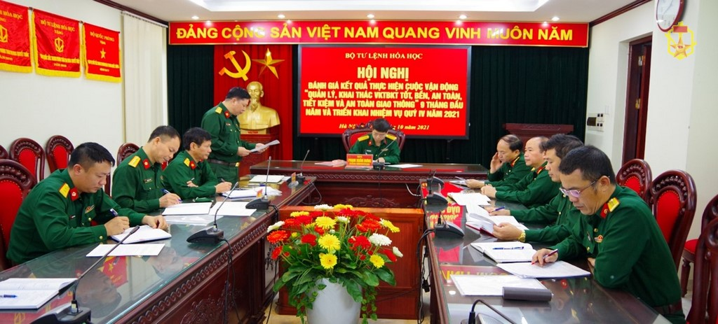 Ban chỉ đạo Cuộc vận động 50 Binh chủng Hóa học đánh giá kết quả thực hiện Cuộc vận động năm 2021