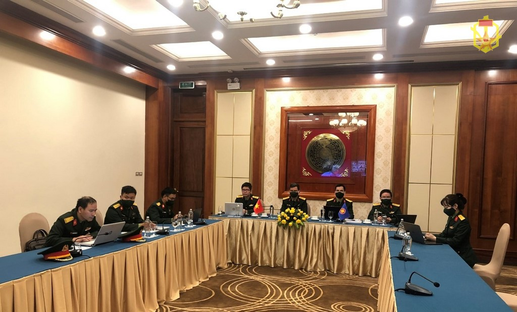 Binh chủng Hóa học tham gia Hội thảo trực tuyến thường niên lần 3 của mạng lưới chuyên gia quân sự ASEAN về hóa học, sinh học và phóng xạ