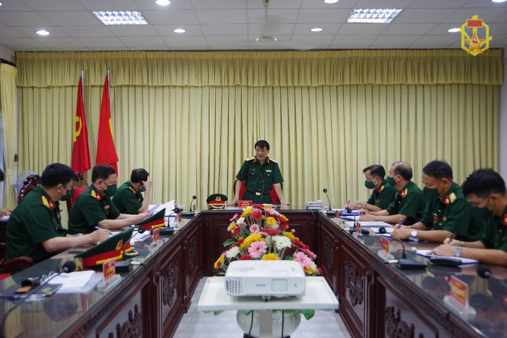 Đoàn công tác Bộ Tư lệnh kiểm tra, làm việc với Lữ đoàn 87