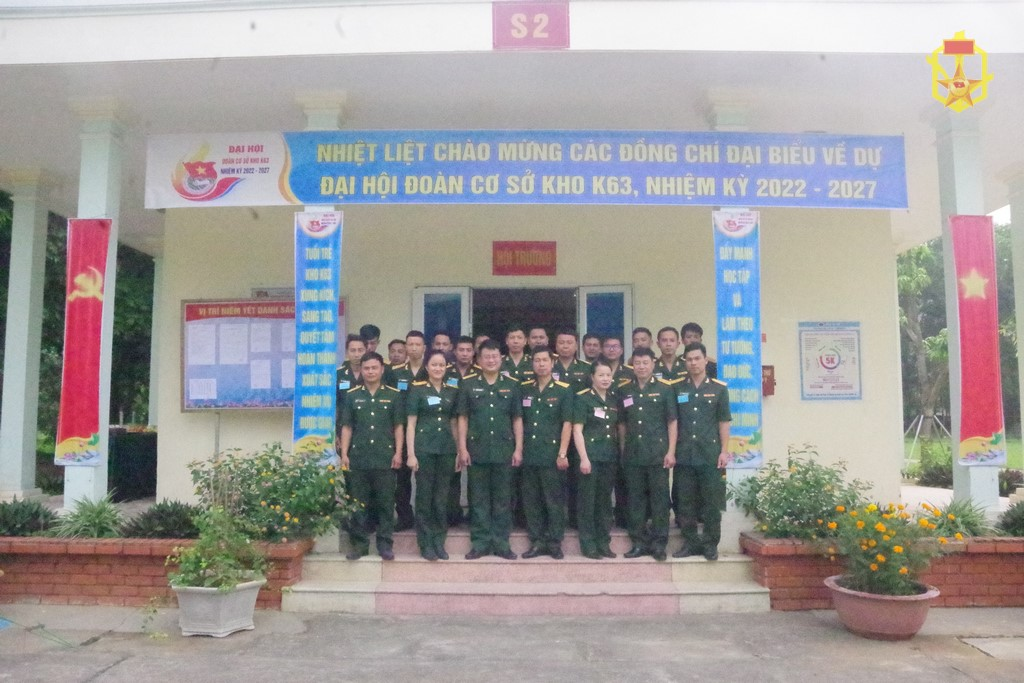 Đoàn cơ sở Kho K63 tổ chức đại hội nhiệm kỳ 2022-2027