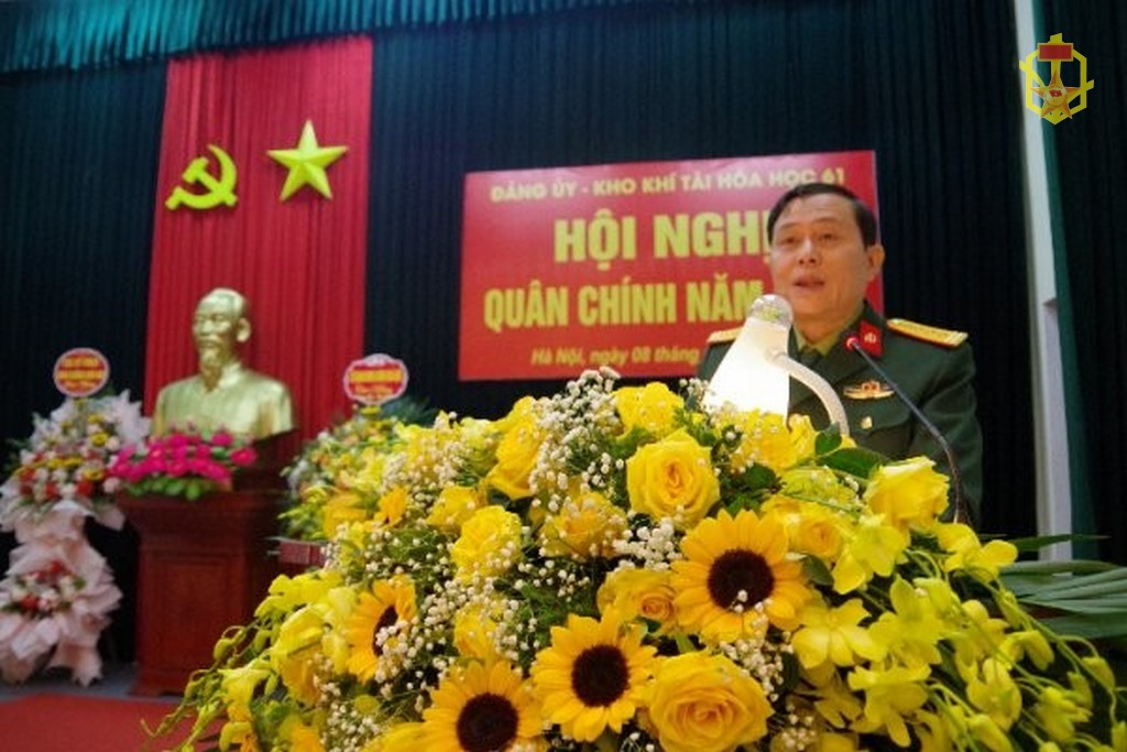 Kho khí tài hóa học 61 tổ chức Hội nghị quân chính năm 2022