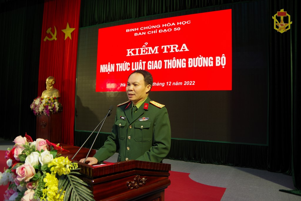 Ban chỉ đạo 50 Binh chủng Hóa học kiểm tra Luật Giao thông đường bộ, Nghị định số 100/2019/NĐ-CP đối với lái xe thuộc Đội xe cơ quan/Bộ Tham mưu và c18/Cục Hậu cần