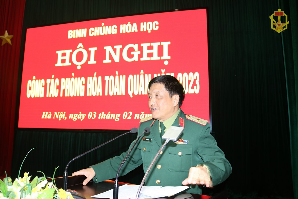 Binh chủng Hóa học tổ chức Hội nghị phòng hóa và tập huấn cán bộ hóa học toàn quân năm 2023