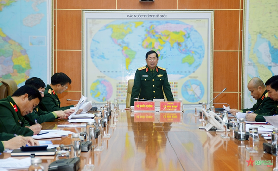 Hội nghị công tác phát triển Chính phủ điện tử tháng 1, tháng 2 năm 2023 và thông qua Đề án chuyển đổi số trong Bộ Quốc phòng đến năm 2025, định hướng đến năm 2030