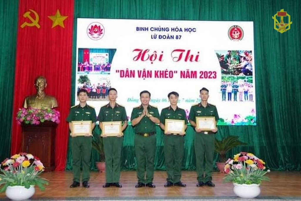 Lữ đoàn 87 - Kho Khí tài K62 tổ chức thành công Hội thi "Dân vận khéo" năm 2023.