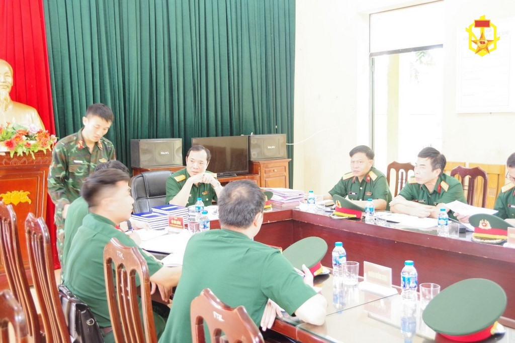 Binh chủng Hóa học kiểm tra toàn diện tại Trường Sĩ quan Phòng hóa năm 2023
