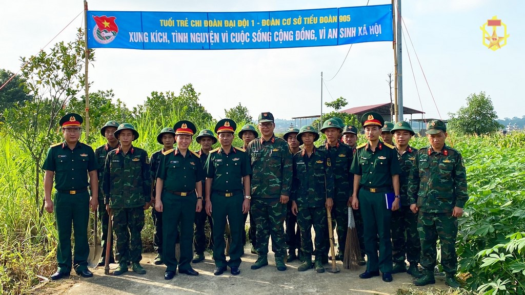 Tiểu đoàn 905 hoàn thành tốt nhiệm vụ hành quân dã ngoại làm công tác dân vận giai đoạn 1 năm 2023