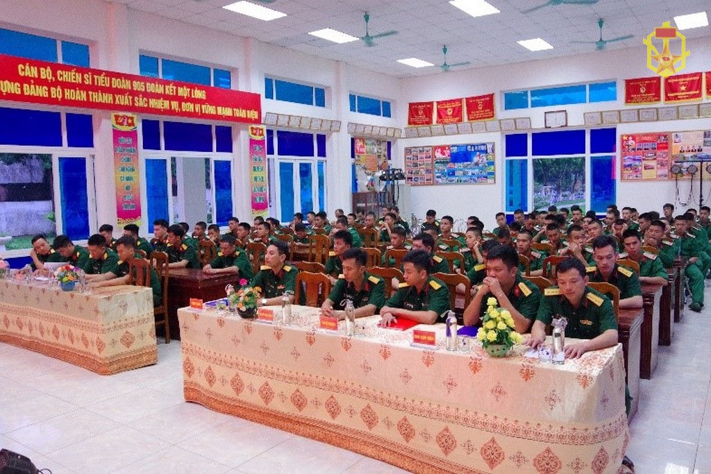 Tiểu đoàn 905 tổ chức thành công Hội thi bí thư chi bộ năm 2023.