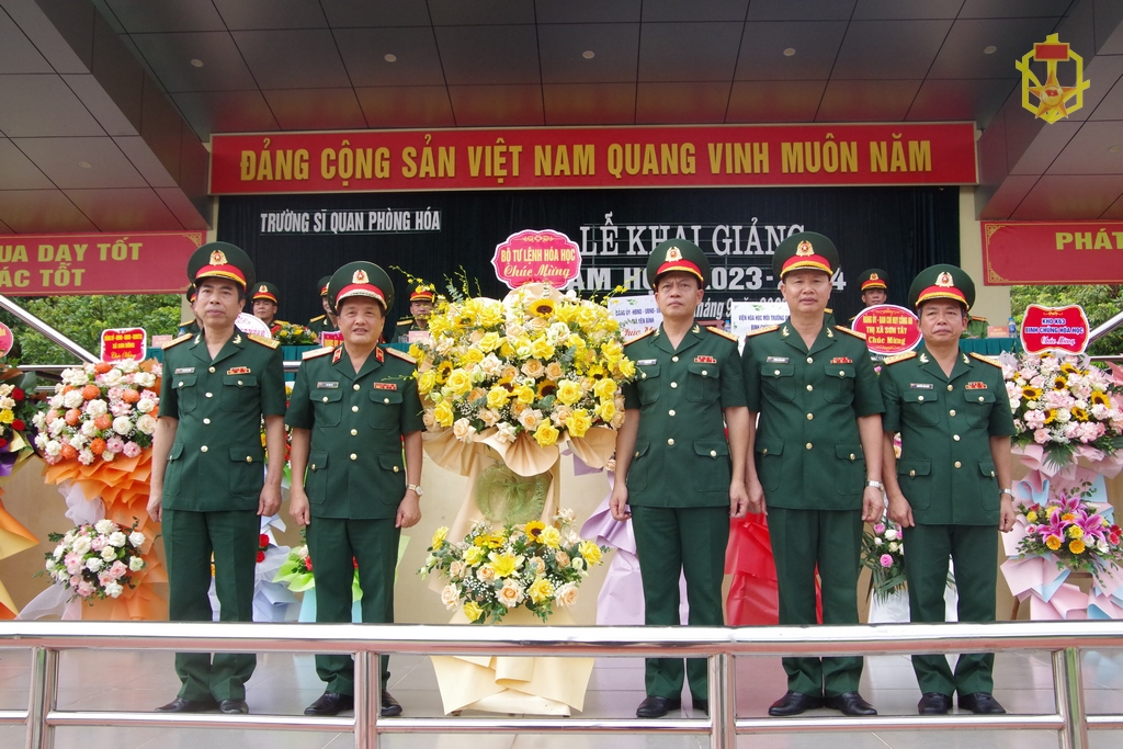 Trường Sĩ quan Phòng hóa tổ chức lễ khai giảng năm học 2023-2024