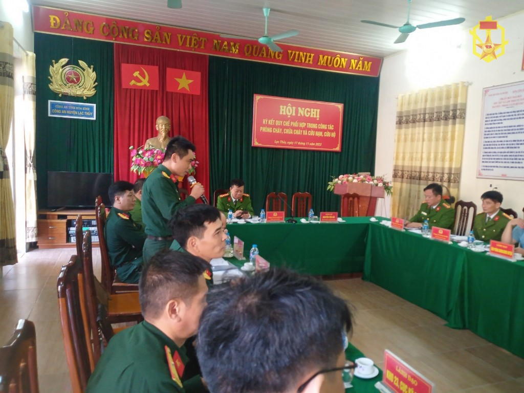 Kho K63 tham gia Hội nghị ký kết quy chế phối hợp trong công tác phòng cháy, chữa cháy và cứu hộ, cứu nạn