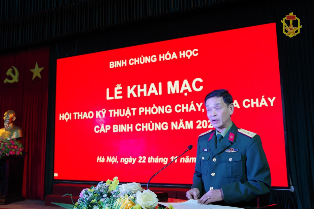 Binh chủng Hóa học tổ chức Hội thao kỹ thuật phòng cháy, chữa cháy năm 2023