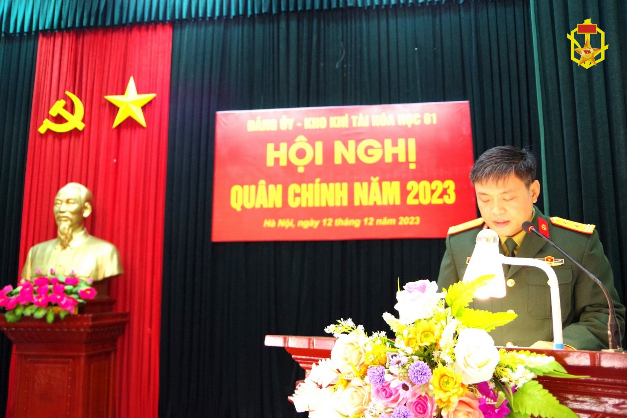 Kho Khí tài Hóa học 61 tổ chức Hội nghị Quân chính năm 2023