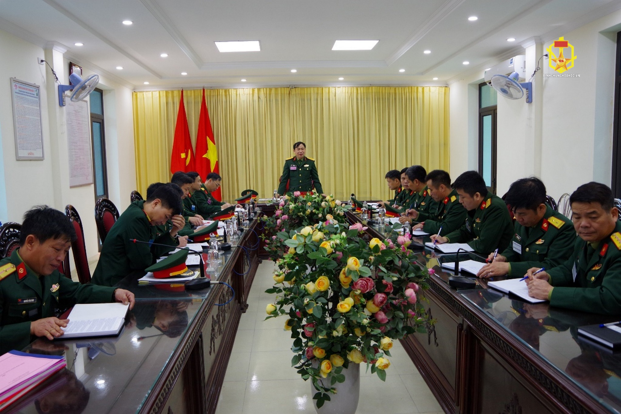 Hội thi Công tác chuẩn bị huấn luyện tại Kho Khí tài Hóa học 61