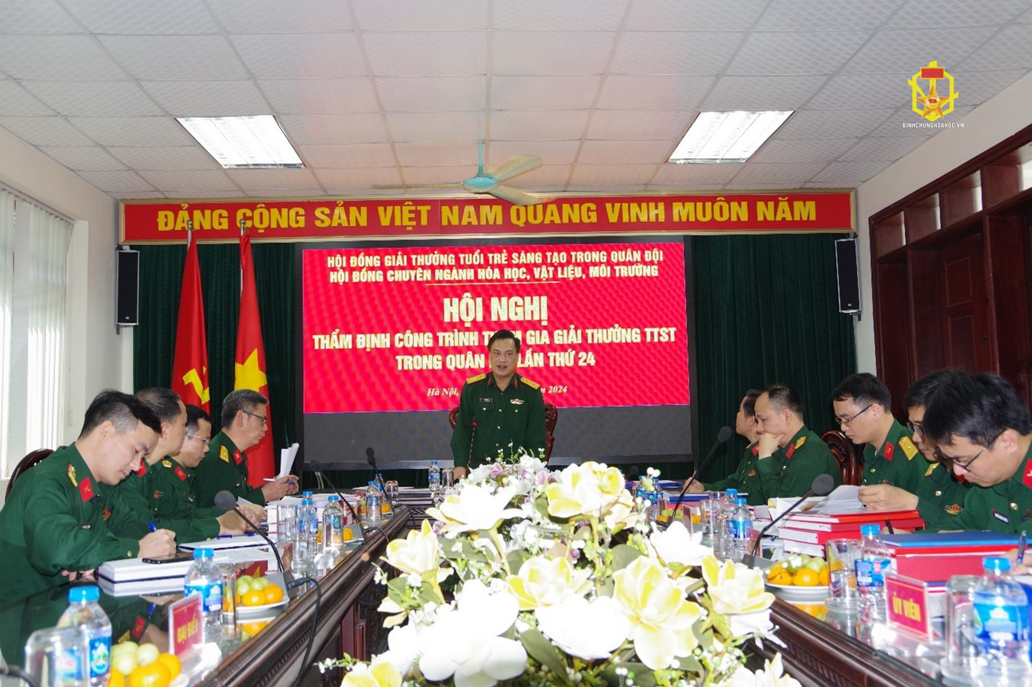 Thẩm định công trình tham gia Giải thưởng Tuổi trẻ sáng tạo trong Quân đội lần thứ 24