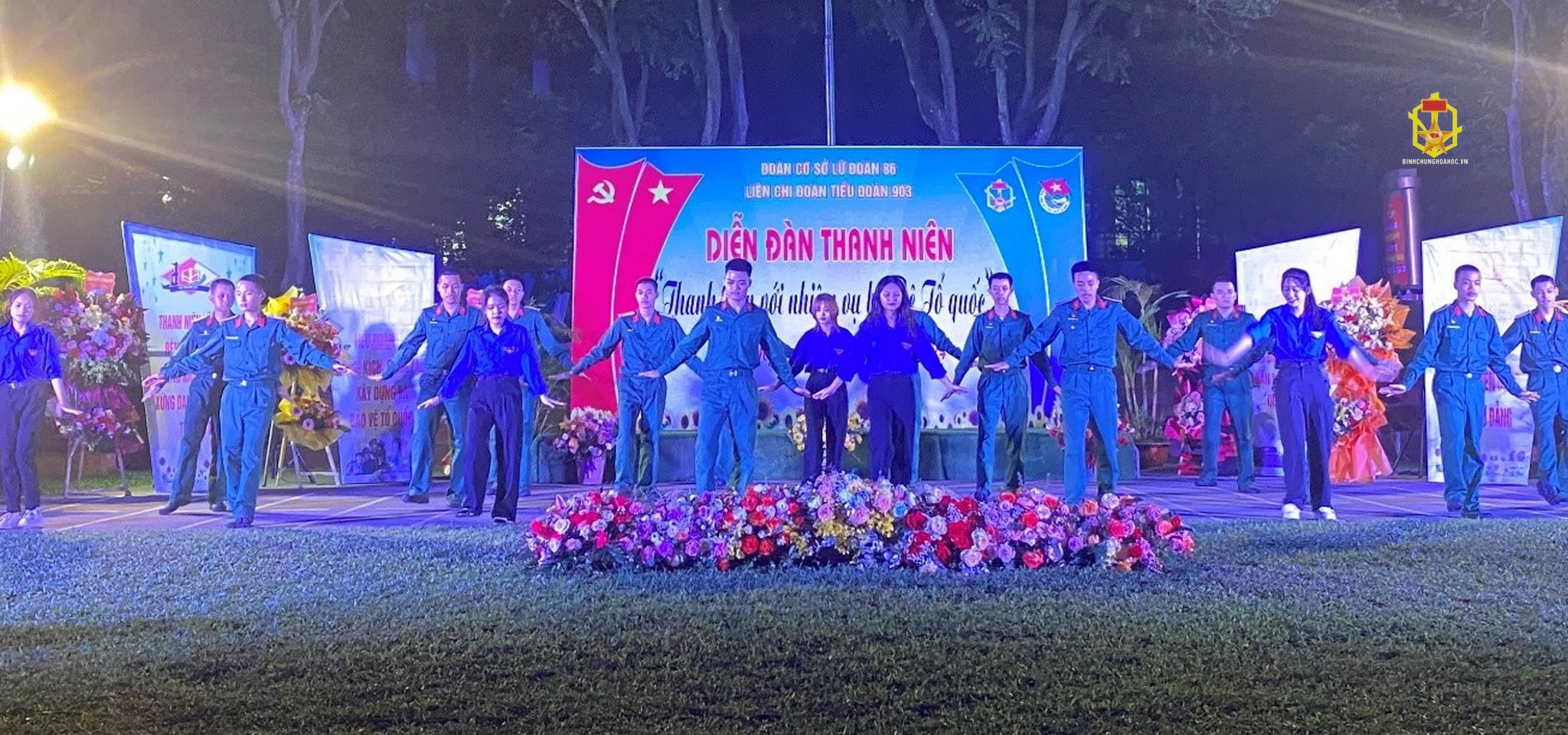 Tuổi trẻ Lữ đoàn 86 sôi nổi với hoạt động diễn đàn "Thanh niên với nhiệm vụ bảo vệ Tổ quốc