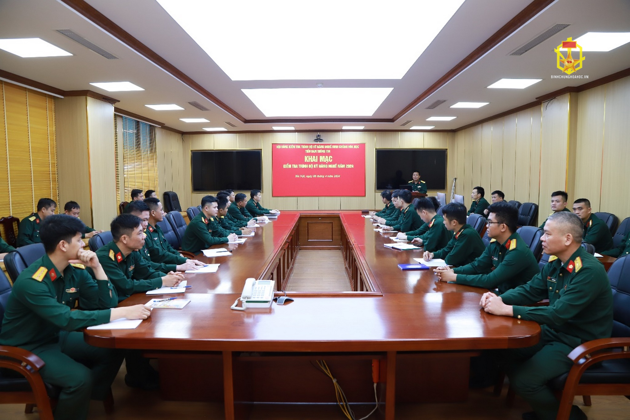 Binh chủng Hóa học tổ chức kiểm tra trình độ kỹ năng nghề ngành thông tin năm 2024