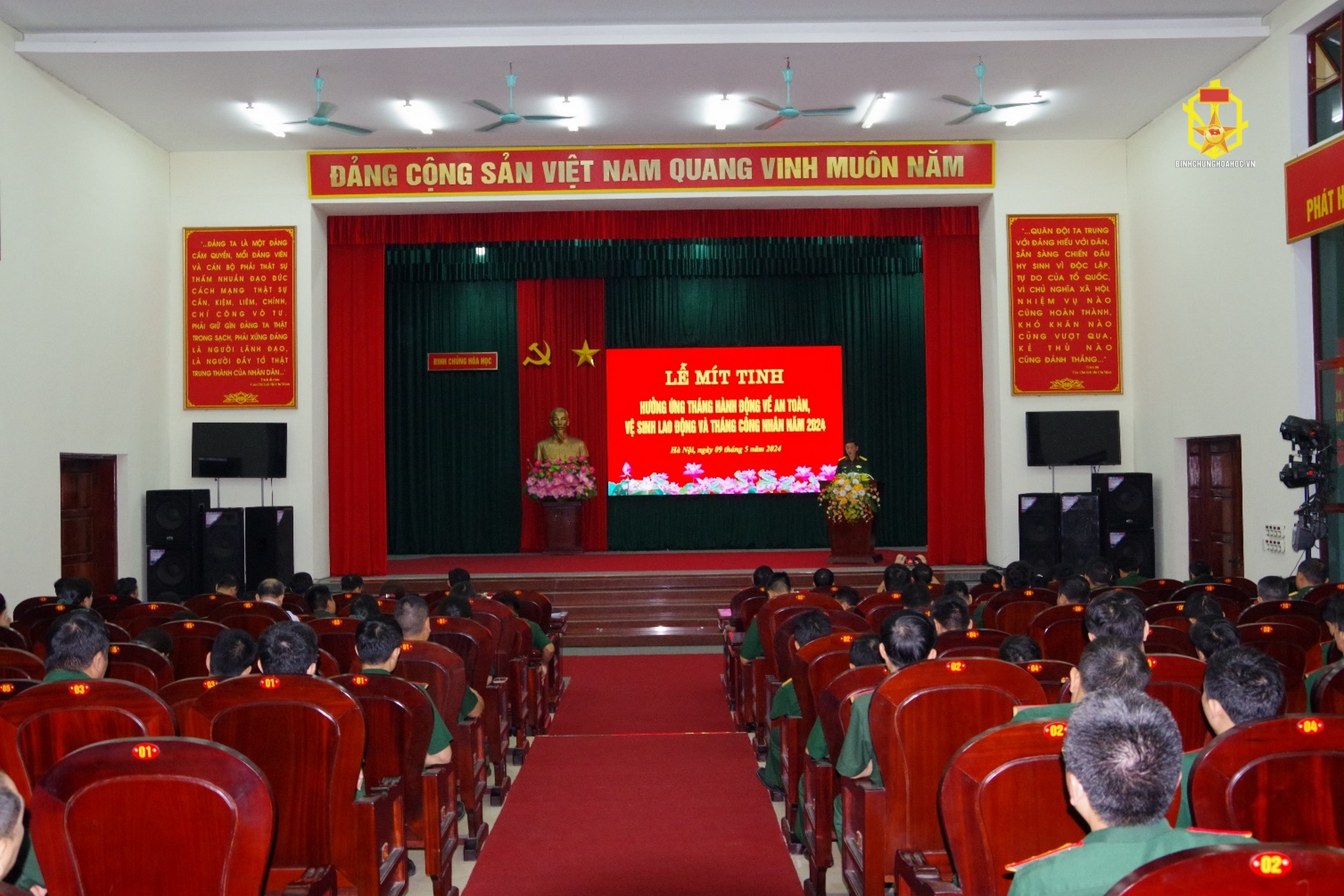 Binh chủng Hóa học - Phát động hưởng ứng Tháng hành động về an toàn, vệ sinh lao động năm 2024