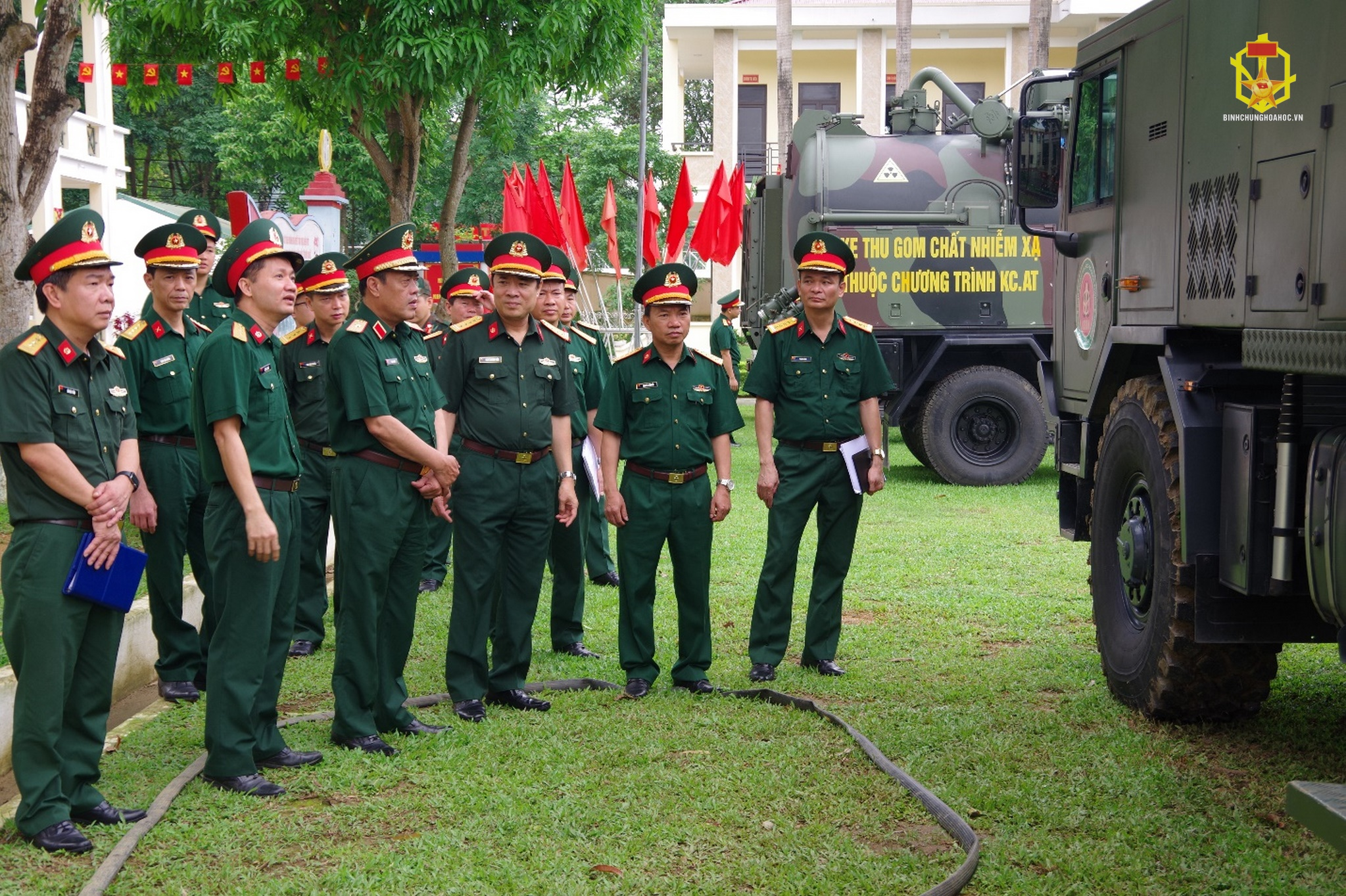 Cục Cứu hộ - Cứu nạn, Bộ Tổng Tham mưu kiểm tra Đội Khắc phục hậu quả môi trường tại Tiểu đoàn 905, Lữ đoàn 88