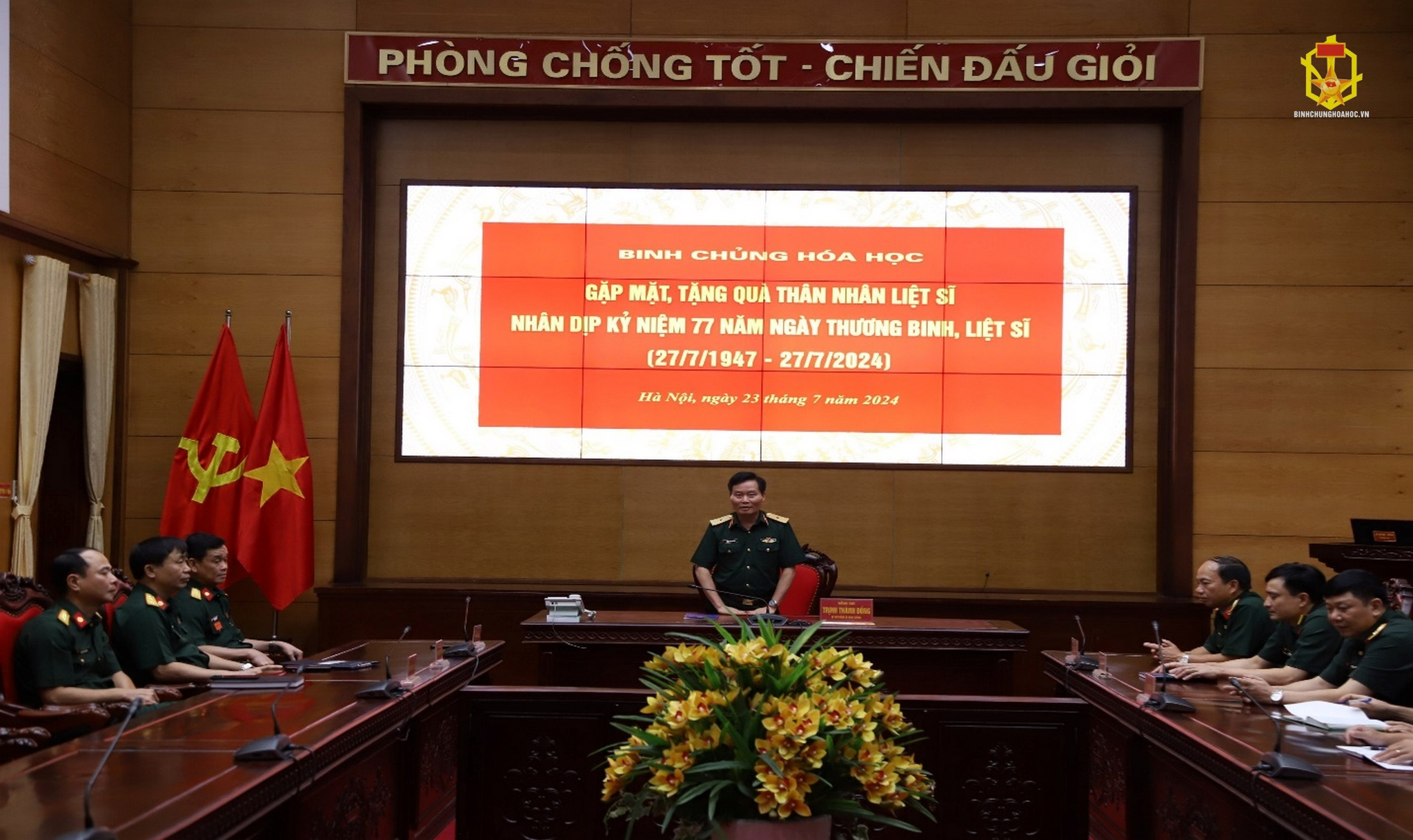 Binh chủng Hóa học với hoạt động đền ơn, đáp nghĩa