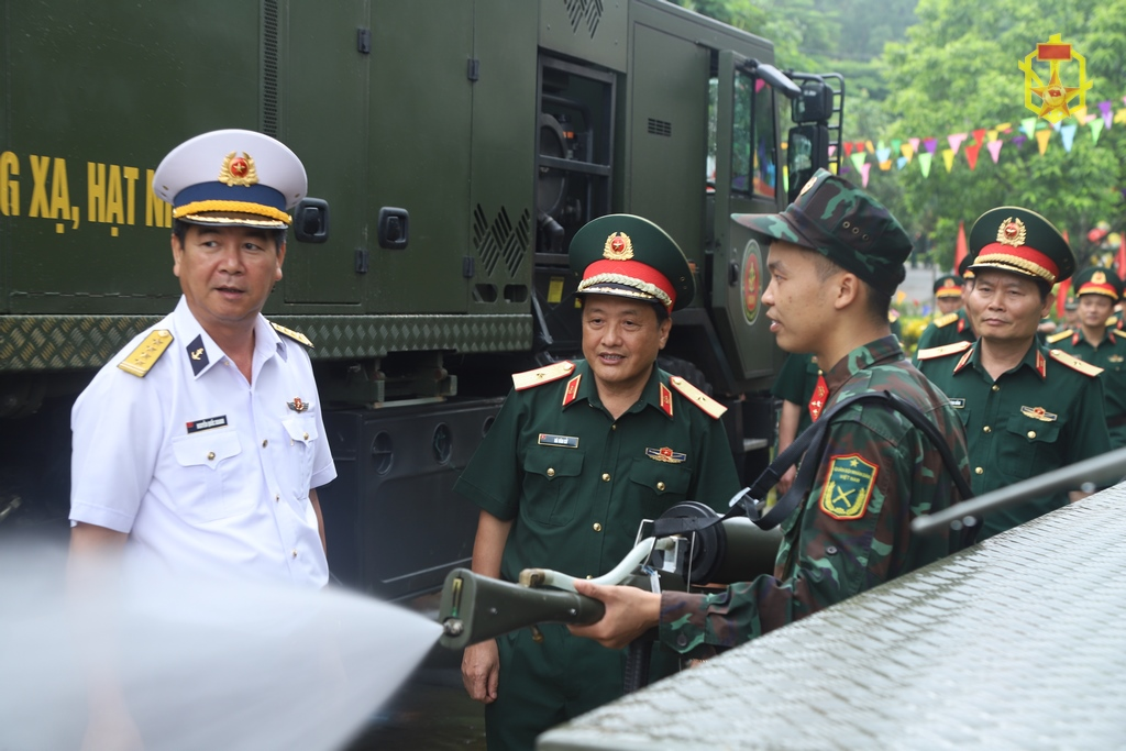 Hội thao Ứng phó sự cố hóa chất độc, xạ cấp đại đội, tiểu đoàn Hóa học toàn quân khu vực phía Bắc và Hội thi Lữ đoàn trưởng, Chính ủy, Tiểu đoàn trưởng, Chính trị viên Hóa học toàn quân năm 2024