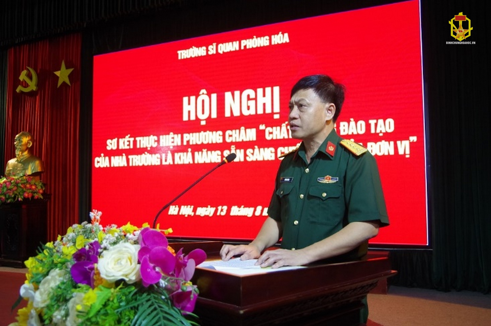 Trường Sĩ quan Phòng hóa tổ chức sơ kết thực hiện phương châm “chất lượng đào tạo của Nhà trường là khả năng sẵn sàng chiến đấu của đơn vị”