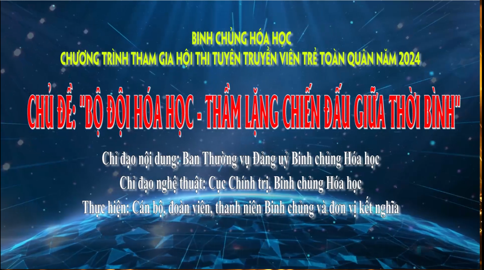 Binh chủng Hóa học tham gia Hội thi Tuyên truyền viên trẻ toàn quân