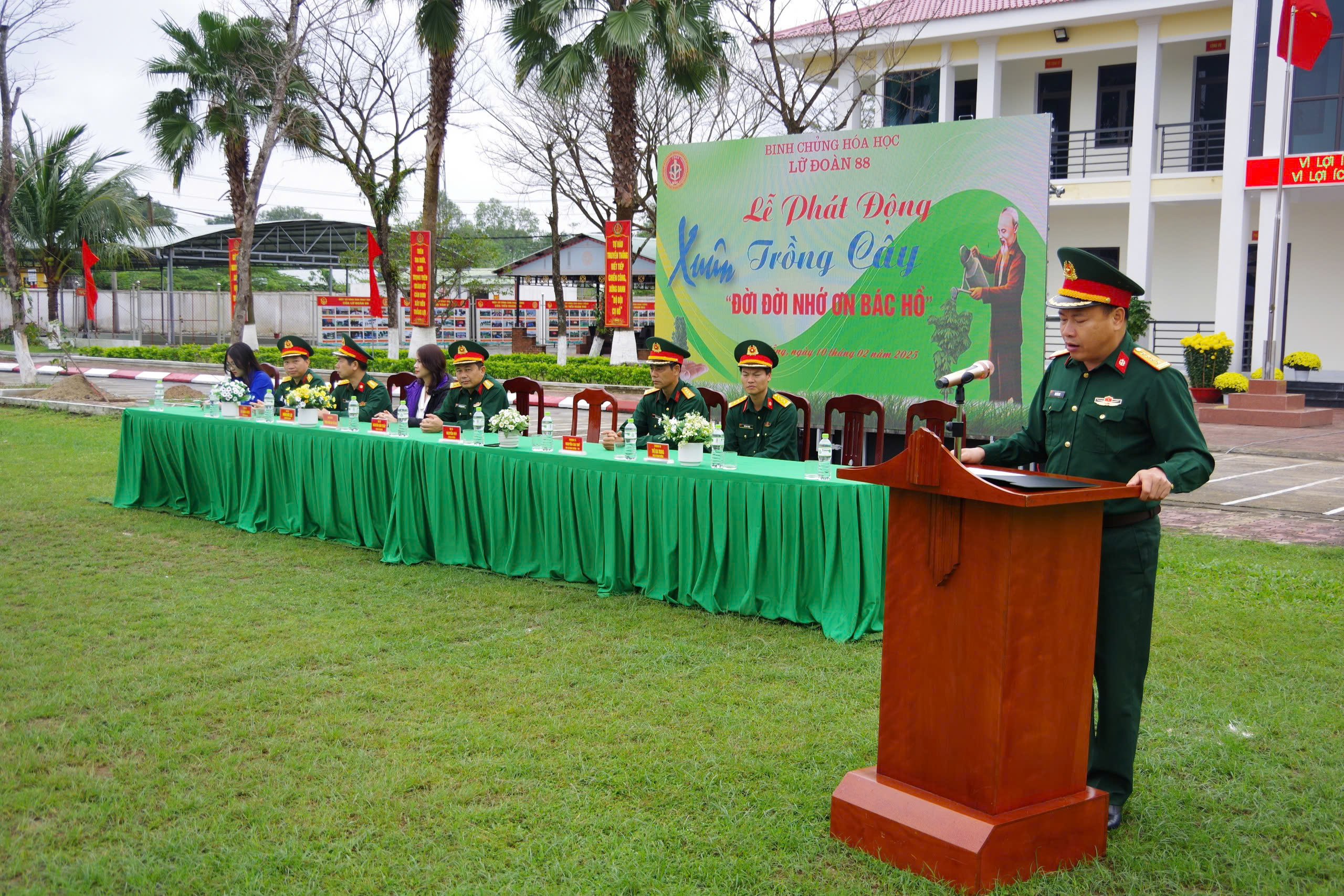 Lữ đoàn 88, Binh chủng Hóa học tổ chức lễ phát động “Tết trồng cây” năm 2025