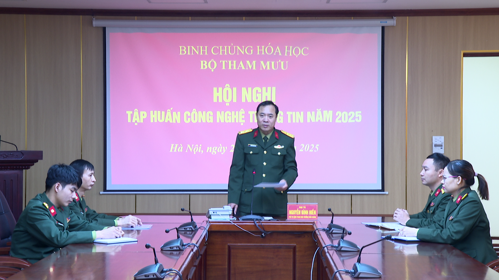 Binh chủng tổ chức tập huấn công tác công nghệ thông tin năm 2025