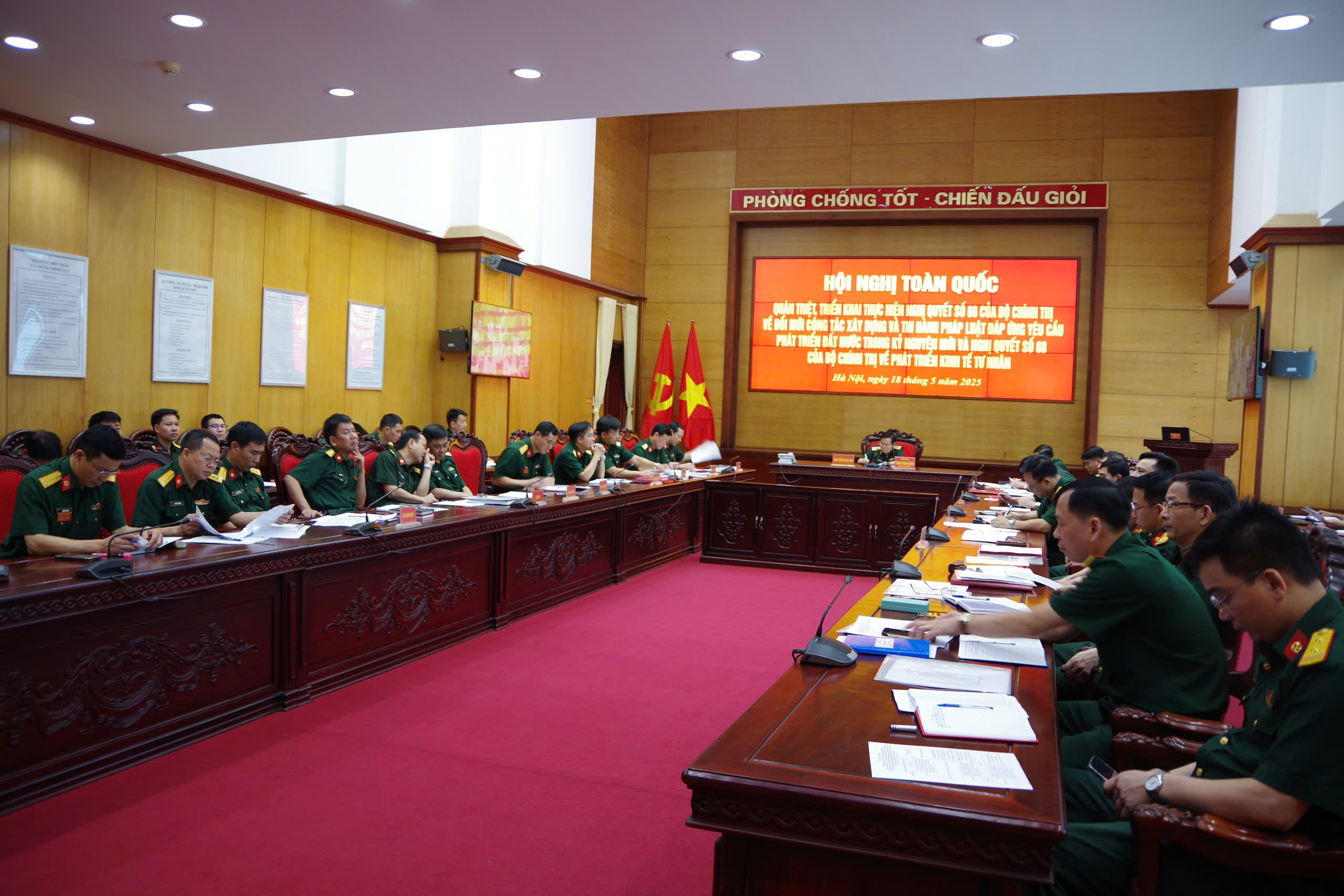 (TRỰC TIẾP) Hội nghị toàn quốc quán triệt, triển khai Nghị quyết số 66 và Nghị quyết số 68 của Bộ Chính trị
