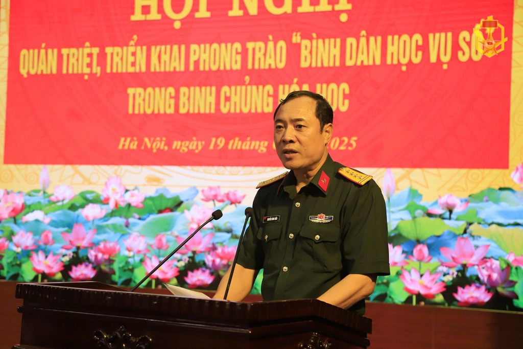 Binh chủng Hóa học tổ chức Hội nghị quán triệt, triển khai Phong trào “Bình dân học vụ số”