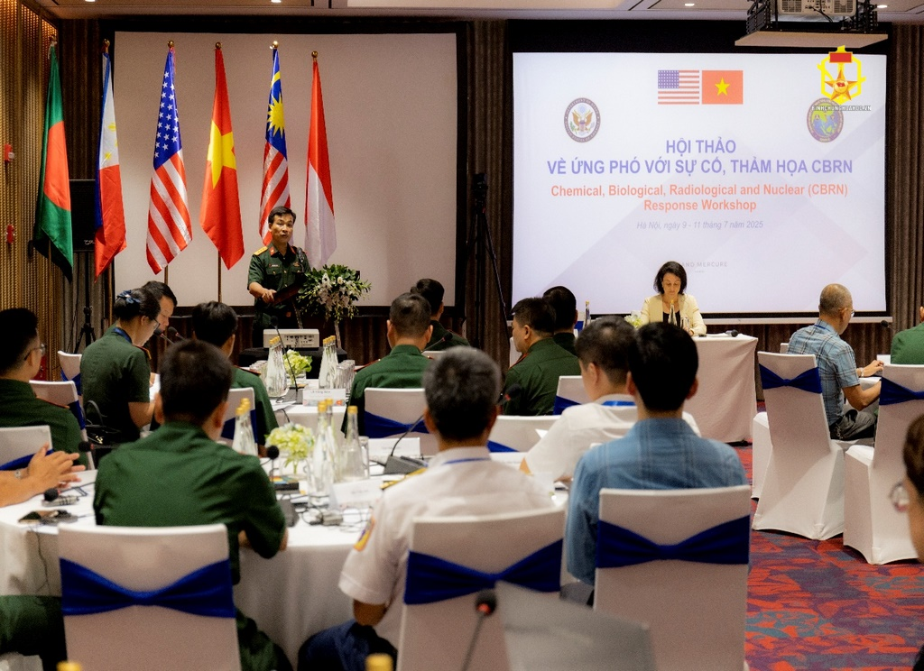 Hội thảo ứng phó sự cố, thảm họa CBRN