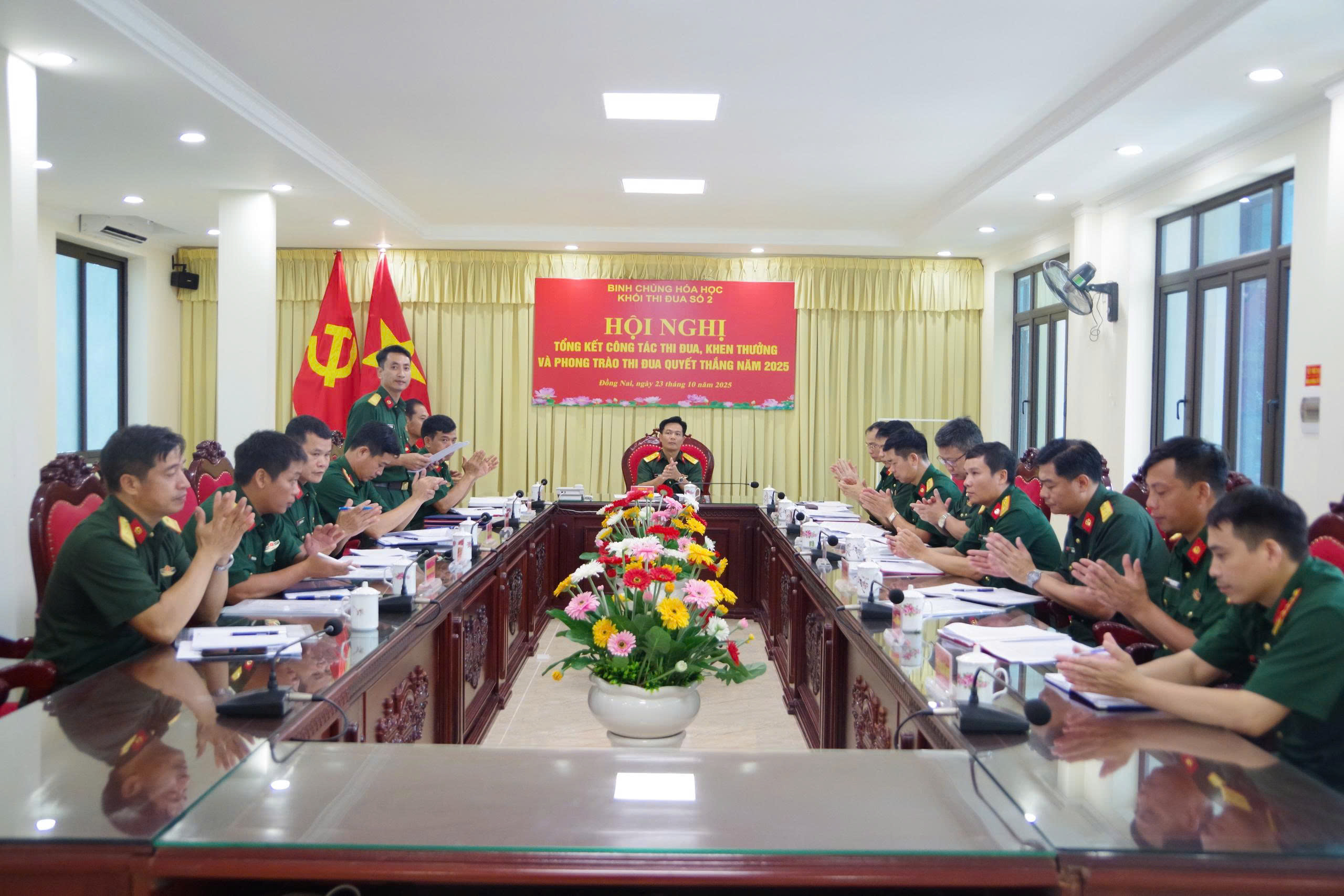 KHỐI THI ĐUA SỐ 2, BINH CHỦNG HÓA HỌC TỔNG KẾT CÔNG TÁC THI ĐUA, KHEN THƯỞNG VÀ PHONG TRÀO THI ĐUA QUYẾT THẮNG NĂM 2025