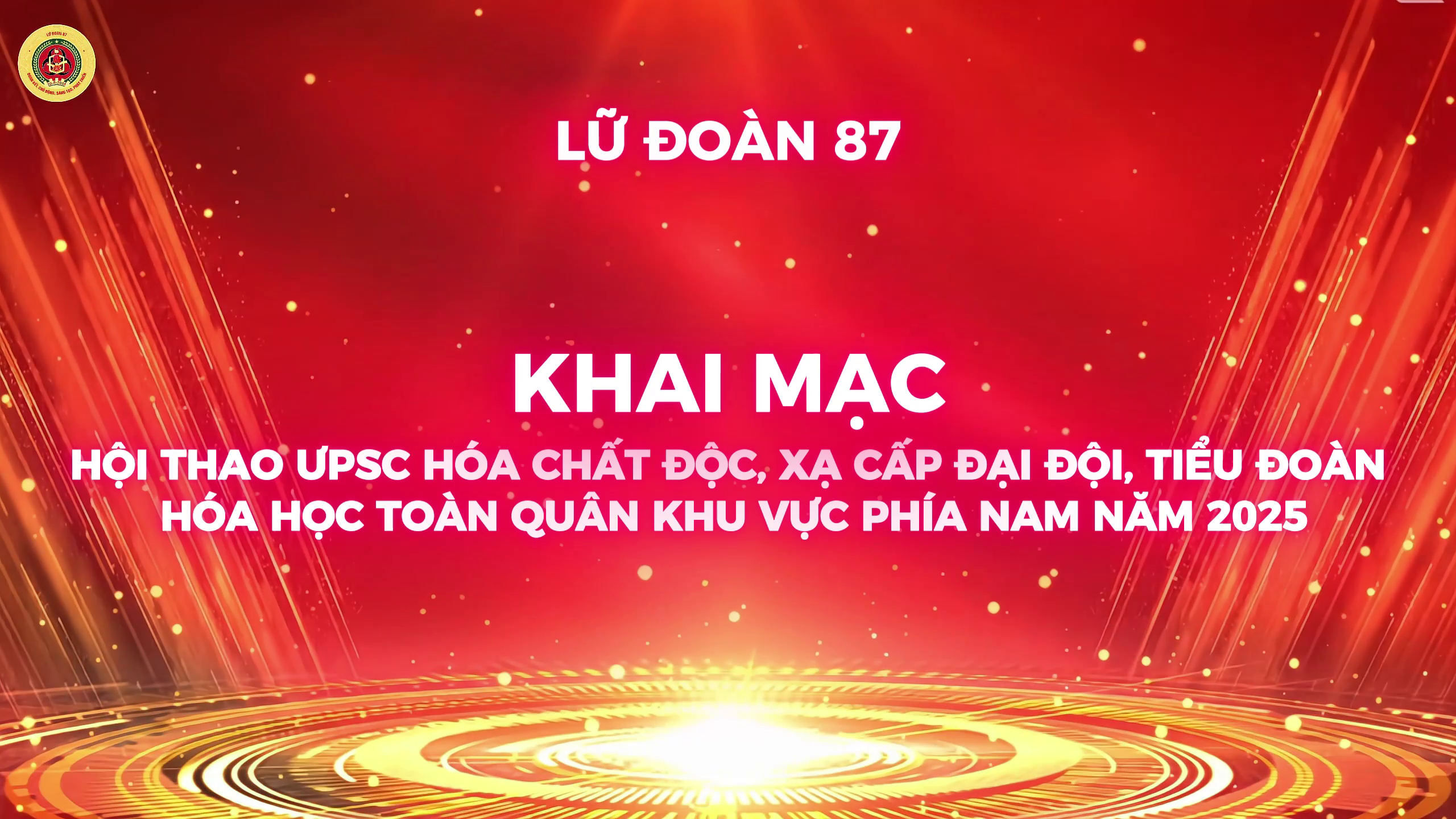 Khai mạc Hội thao ƯPSC hóa chất độc, xạ cấp Đại đội, Tiểu đoàn Hóa học toàn quân khu vực phía Nam năm 2025