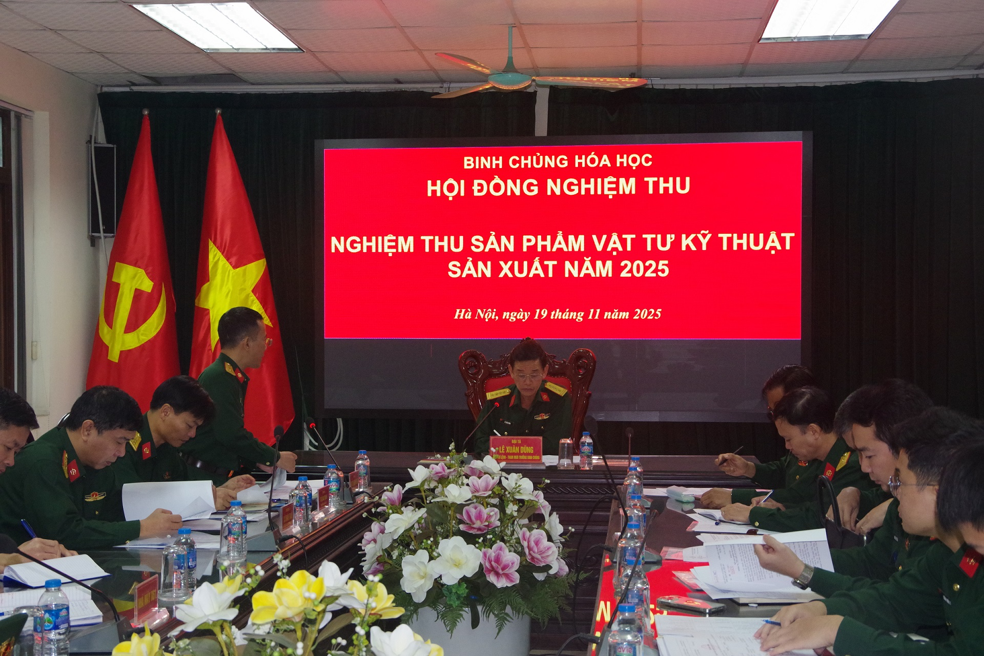 BINH CHỦNG HÓA HỌC NGHIỆM THU NHIỆM VỤ SẢN XUẤT VẬT TƯ KỸ THUẬT NĂM 2025