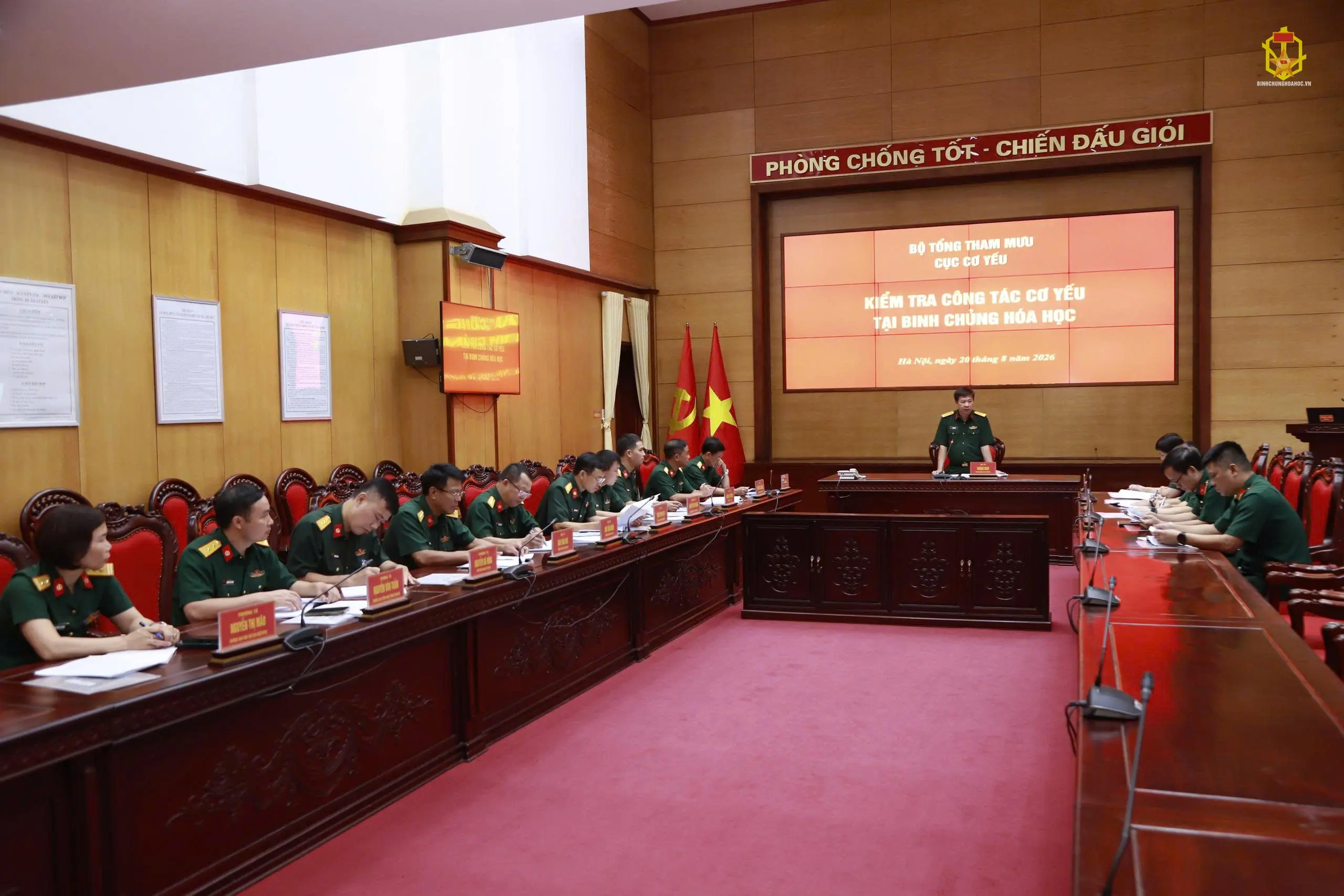 Ngành Cơ yếu Binh chủng Hóa học hoàn thành tốt nhiệm vụ, đáp ứng yêu cầu trong tình hình mới